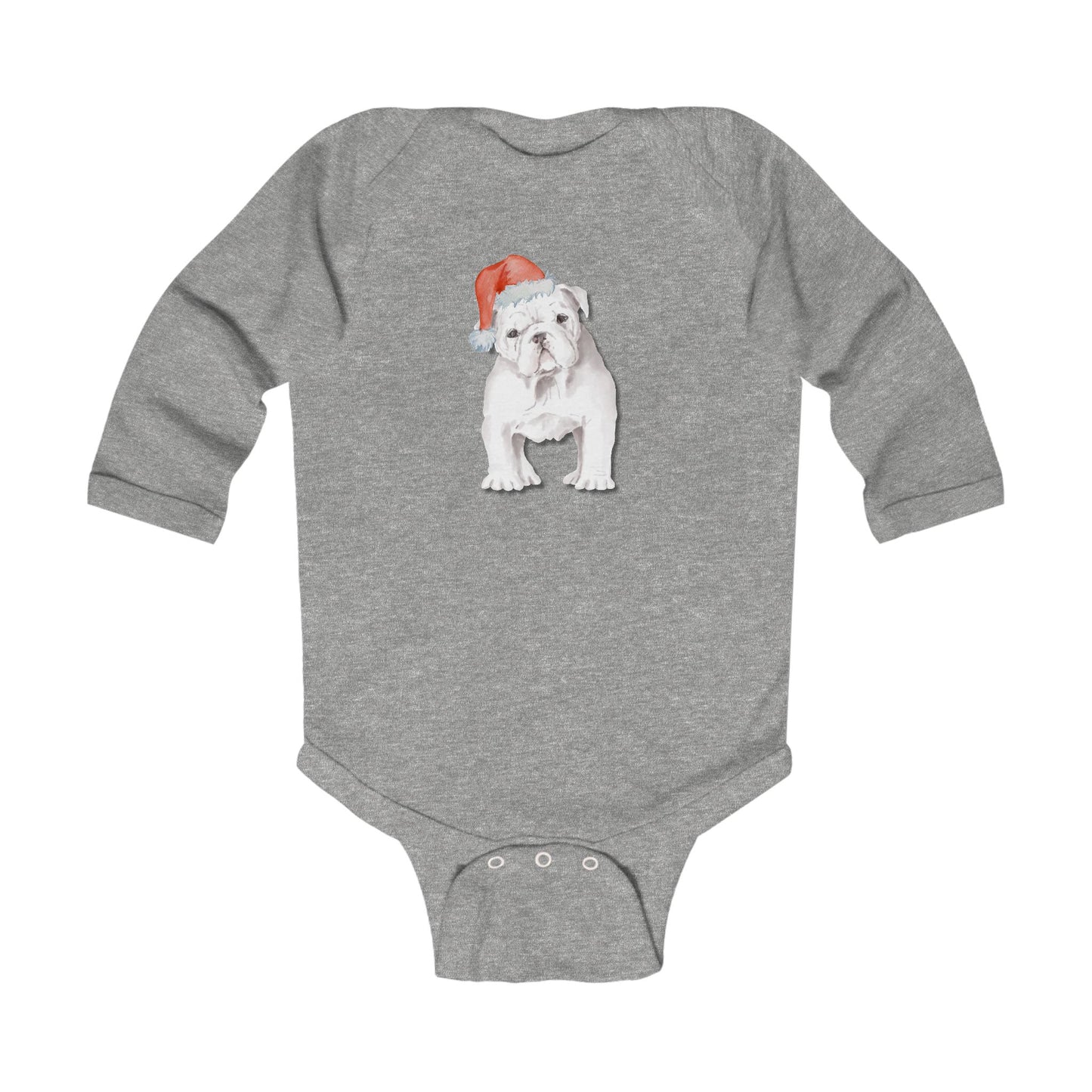 Baby Bulldog Long Sleeve Onesie