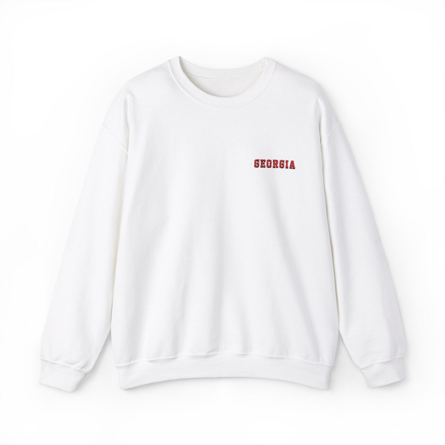 Georgia Embroidered Crewneck Sweatshirt