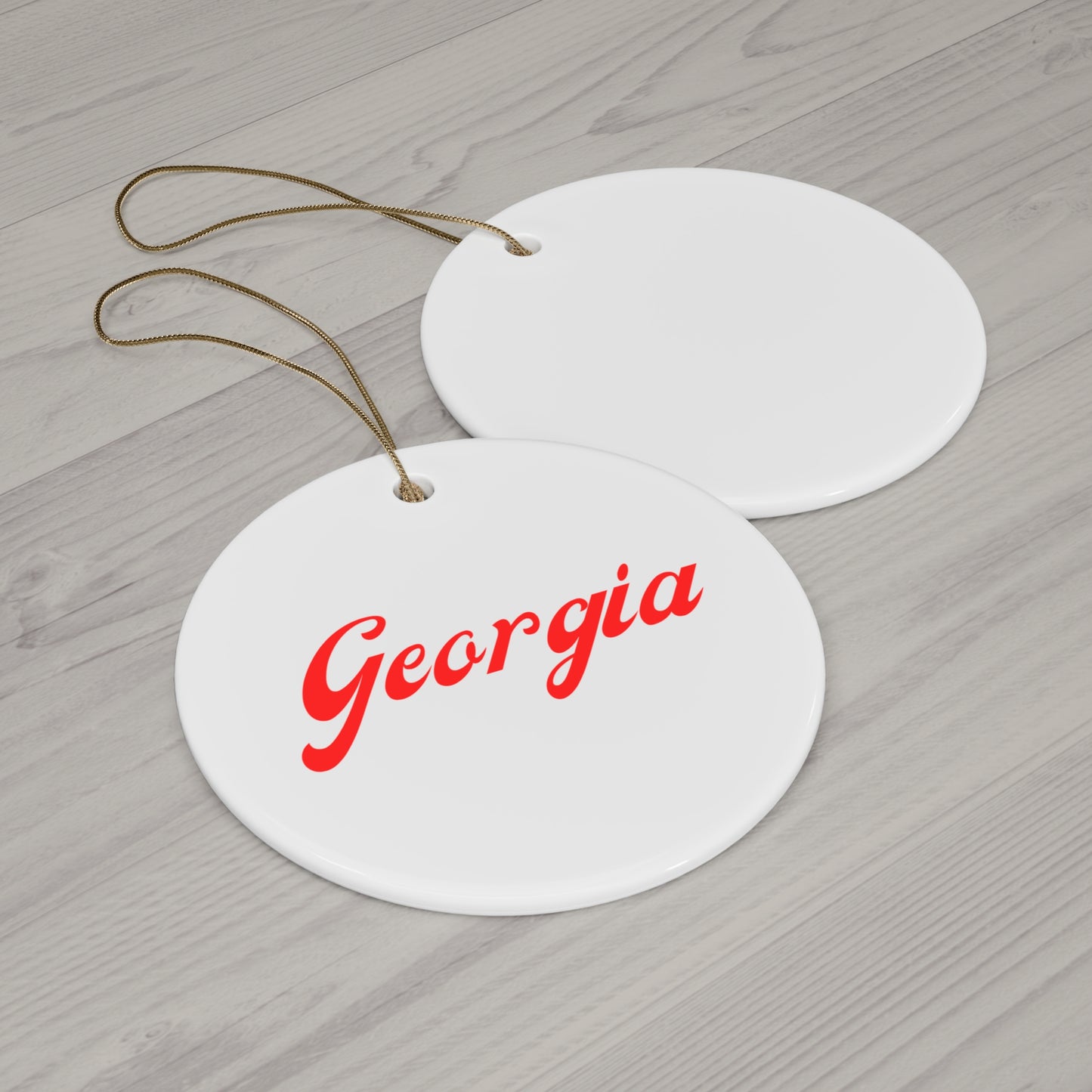 Georgia Ceramic Ornament