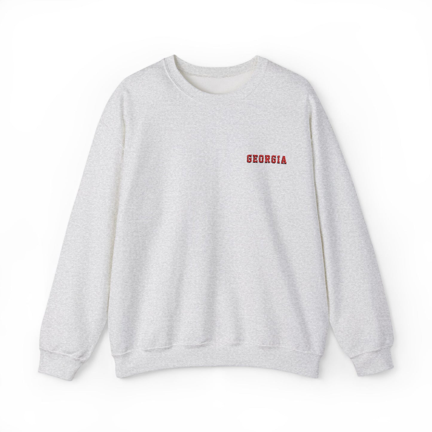 Georgia Embroidered Crewneck Sweatshirt