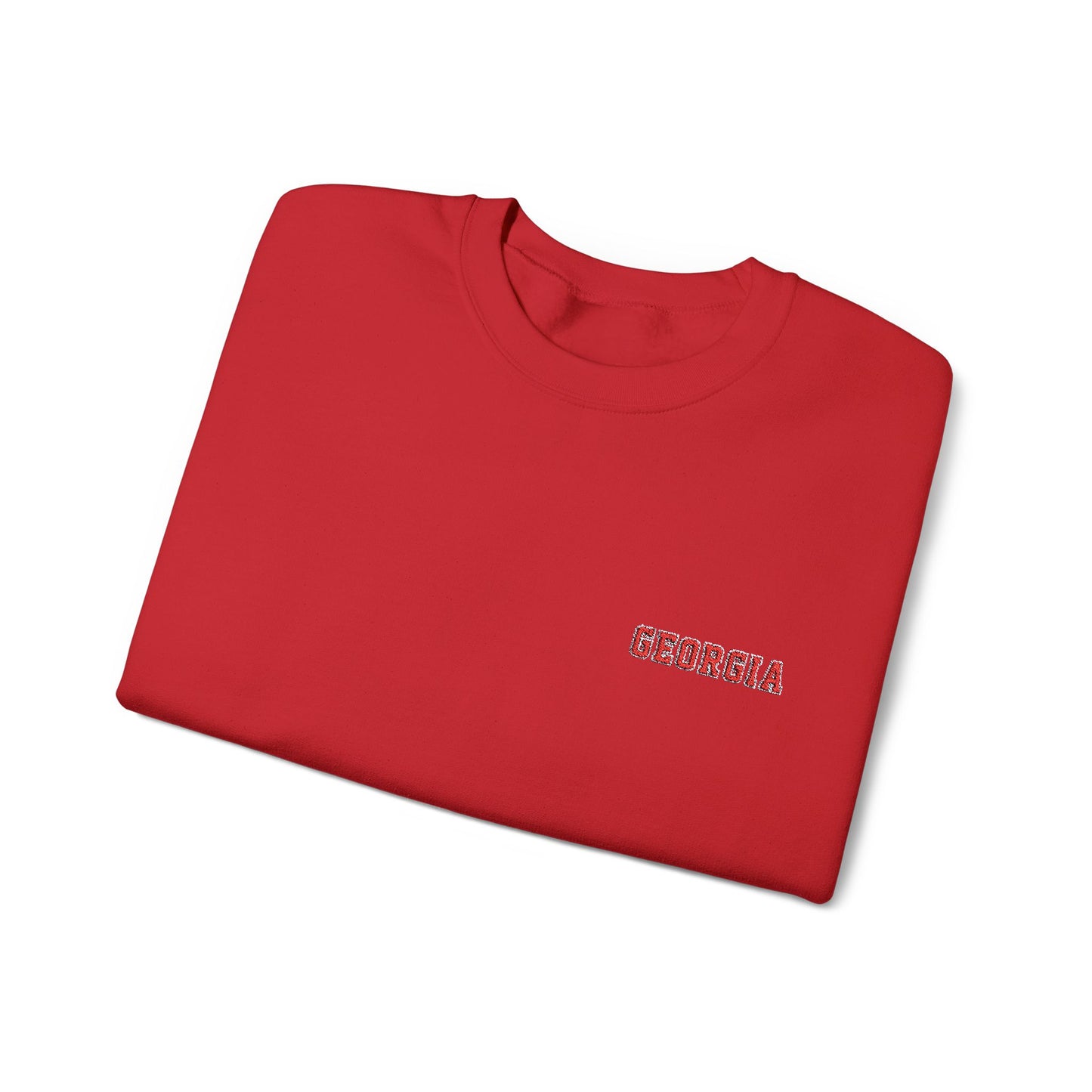 Georgia Embroidered Crewneck Sweatshirt