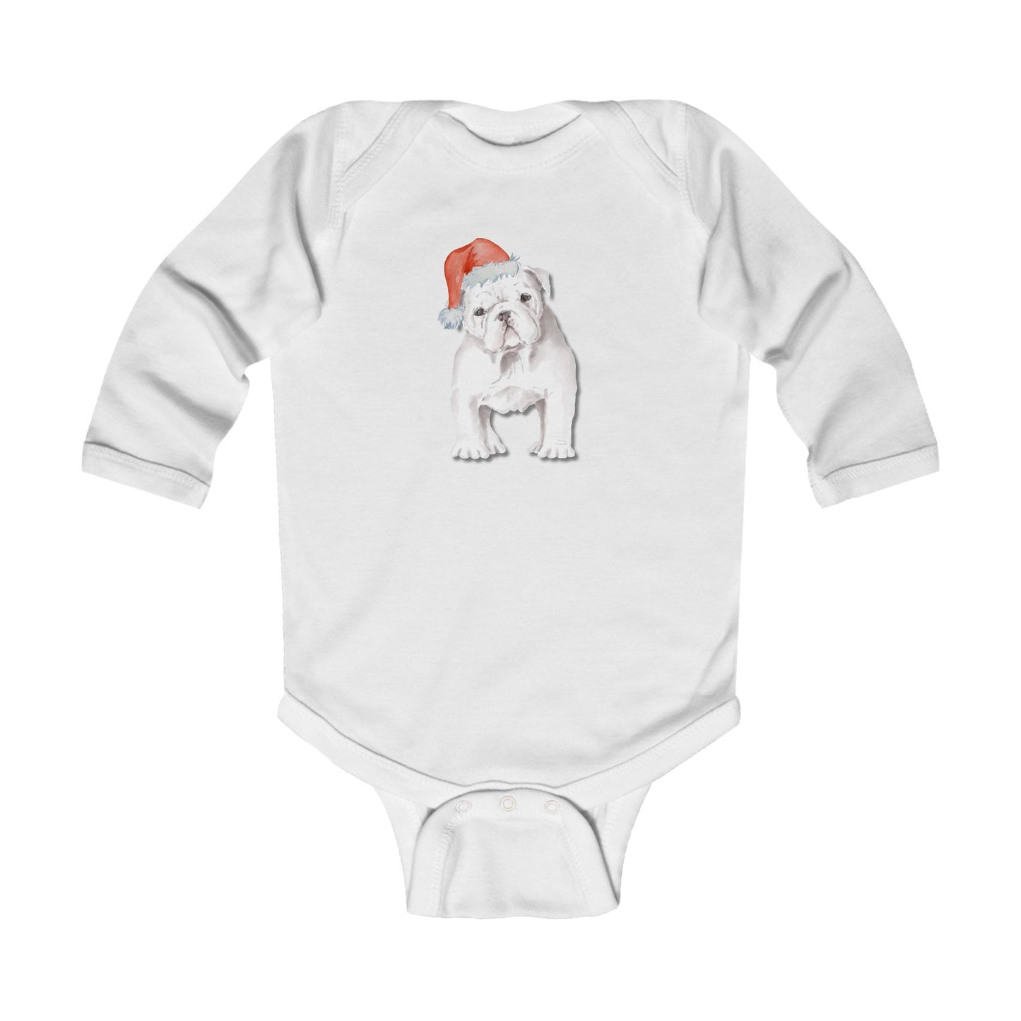 Baby Bulldog Long Sleeve Onesie