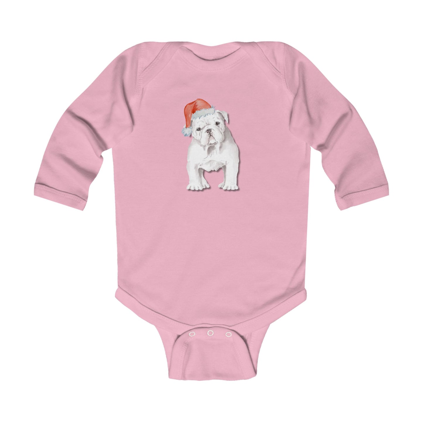 Baby Bulldog Long Sleeve Onesie