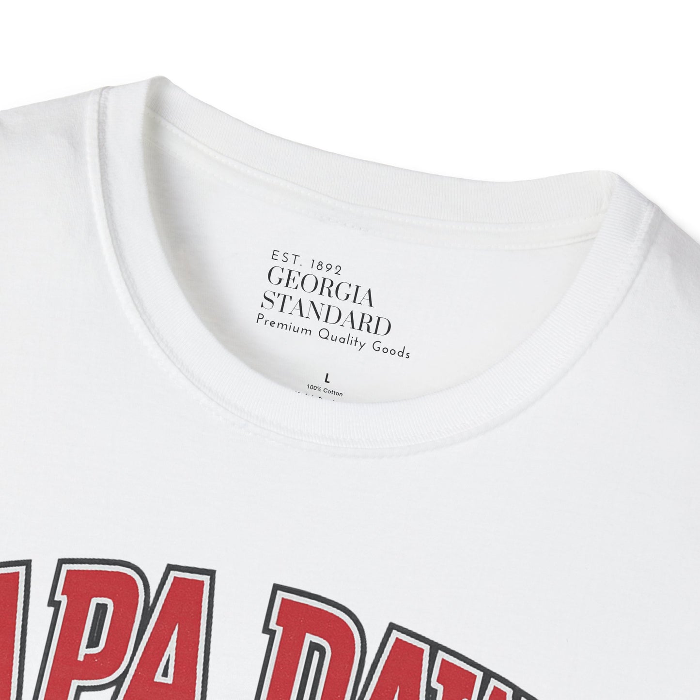 Georgia Bulldogs Papa Dawg Unisex Softstyle T-Shirt