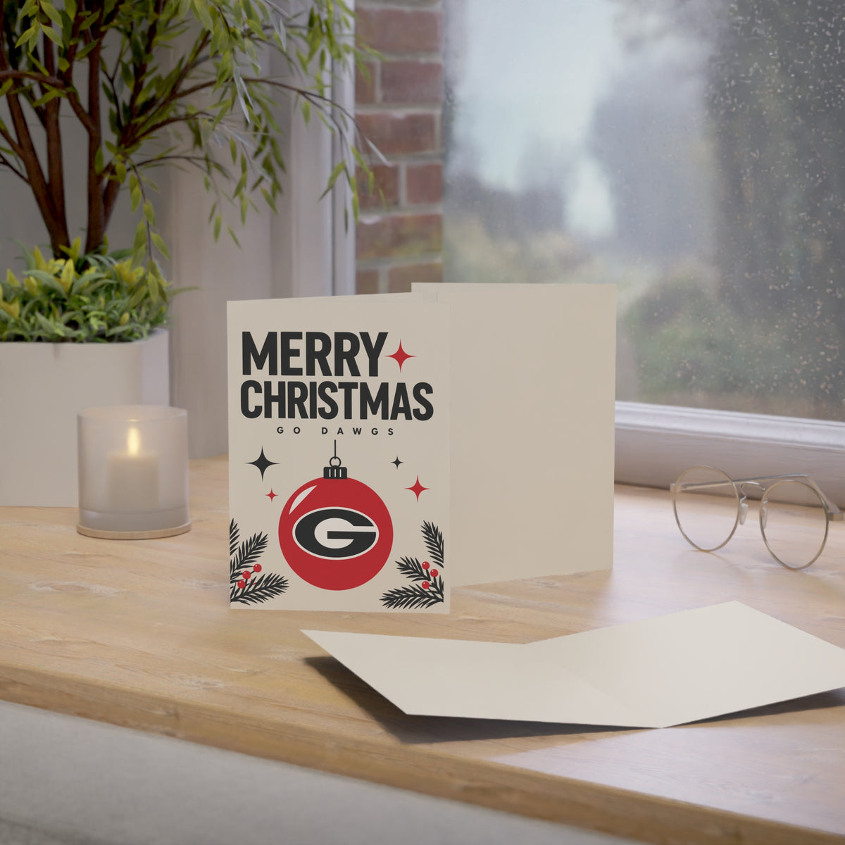 Georgia Bulldogs Christmas Card
