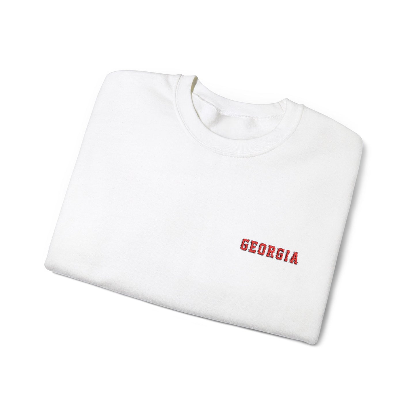 Georgia Embroidered Crewneck Sweatshirt