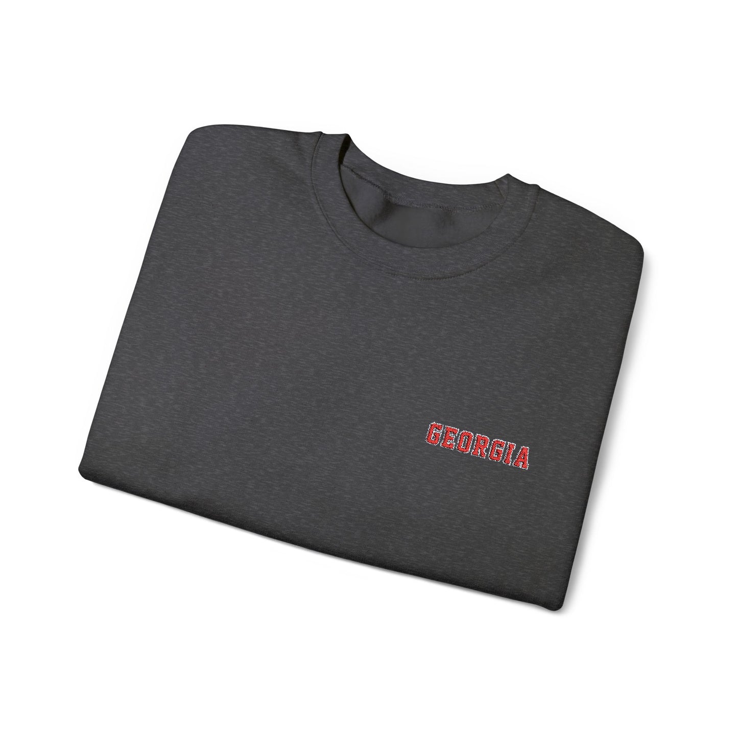 Georgia Embroidered Crewneck Sweatshirt