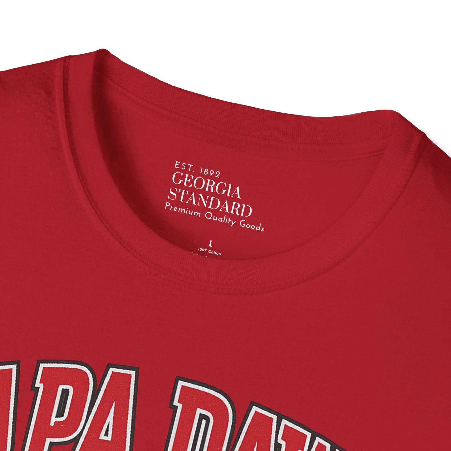 Georgia Bulldogs Papa Dawg Unisex Softstyle T-Shirt