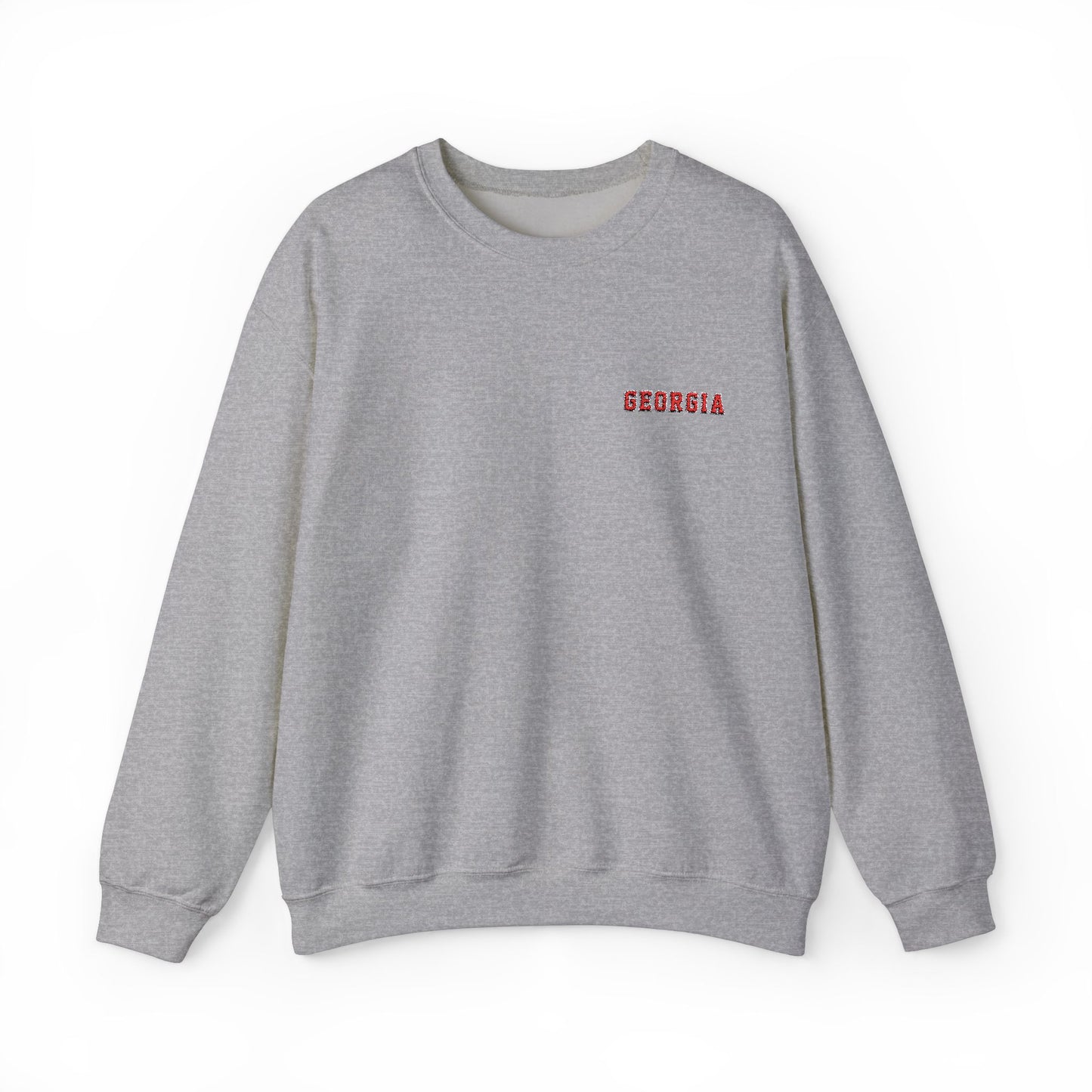 Georgia Embroidered Crewneck Sweatshirt