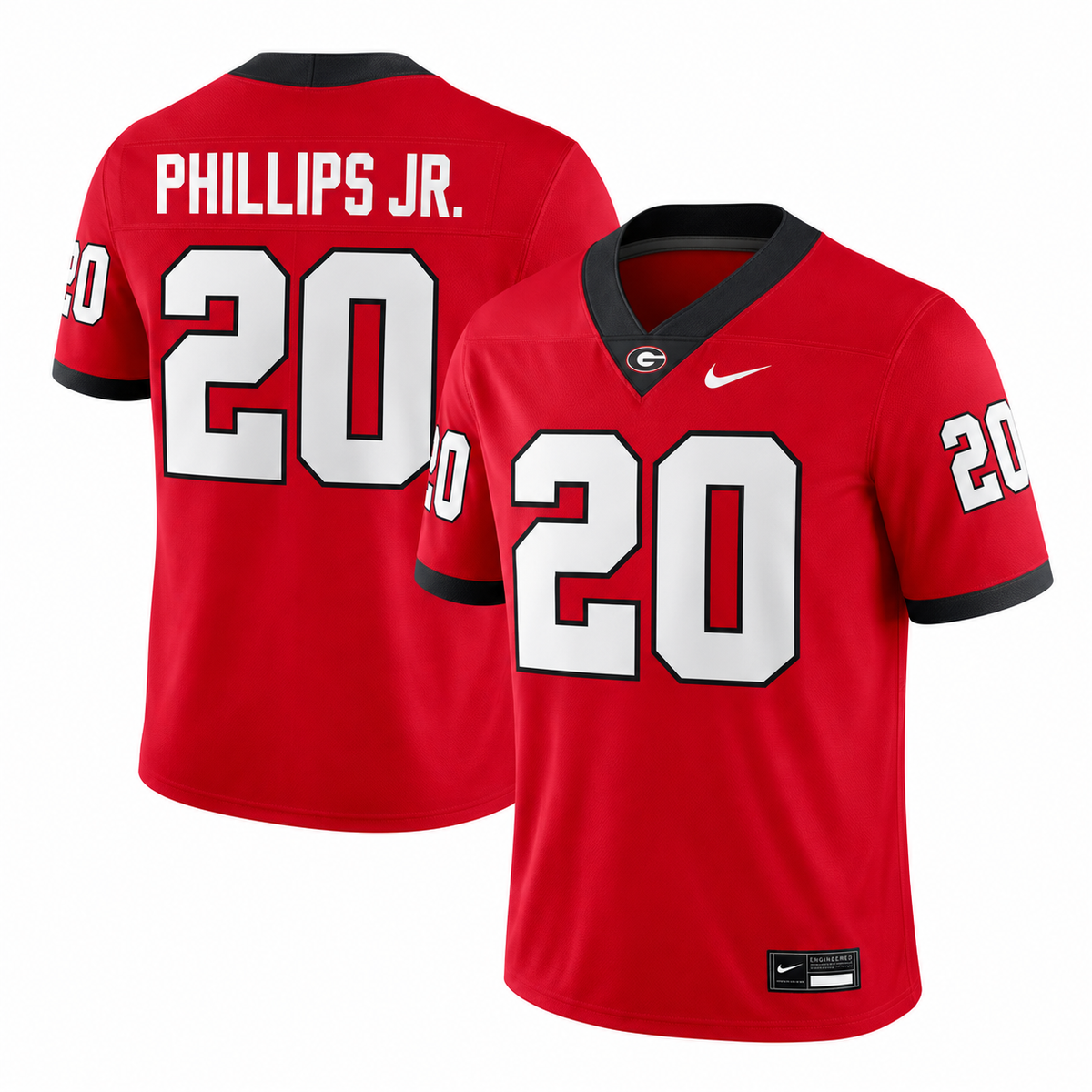 Phillips Jr. #20 Georgia Football Jersey