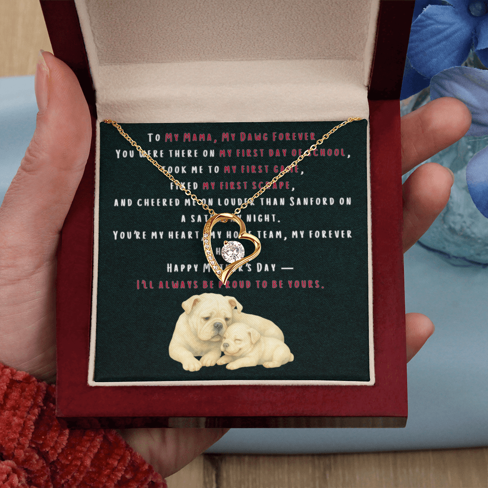 Mother's Day Necklace - Mama Dawg Sparkle