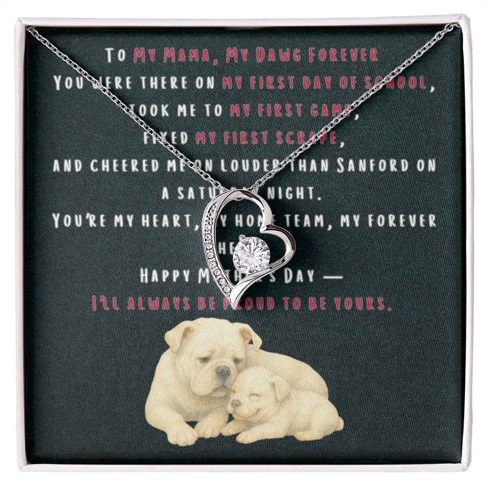 Mother's Day Necklace - Mama Dawg Sparkle