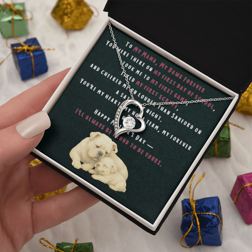Mother's Day Necklace - Mama Dawg Sparkle