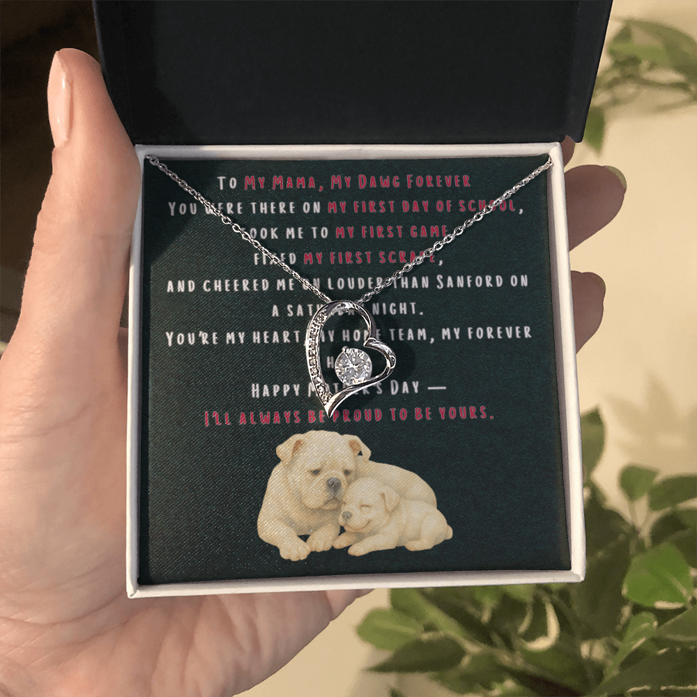 Mother's Day Necklace - Mama Dawg Sparkle