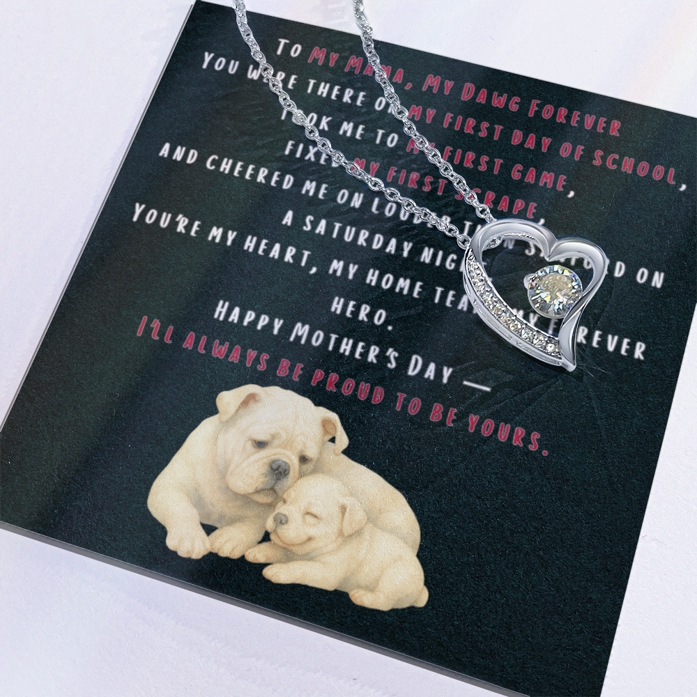Mother's Day Necklace - Mama Dawg Sparkle
