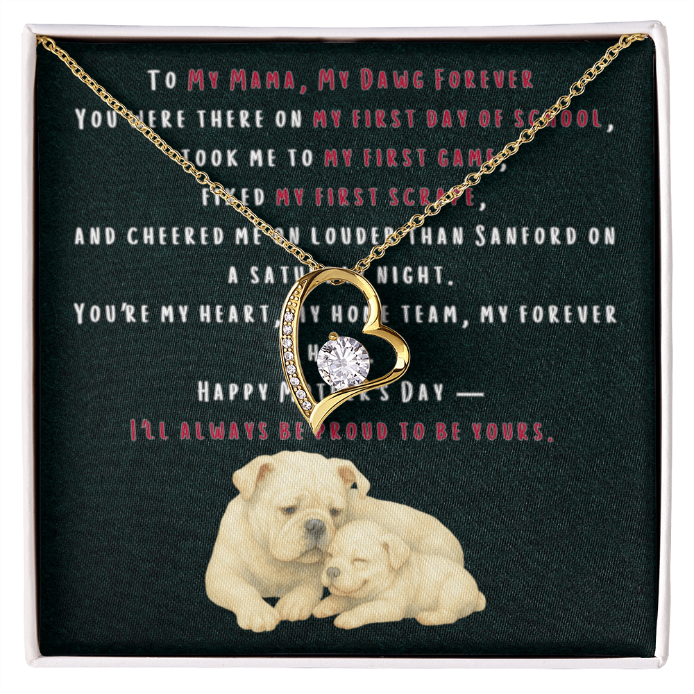 Mother's Day Necklace - Mama Dawg Sparkle