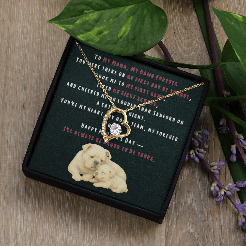 Mother's Day Necklace - Mama Dawg Sparkle