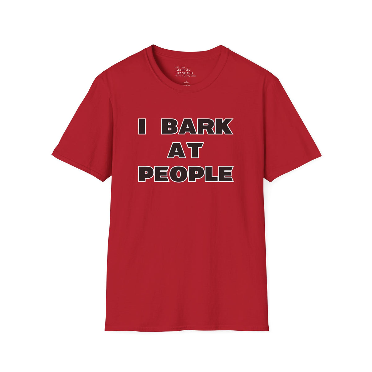 I Bark at People - Simple Design