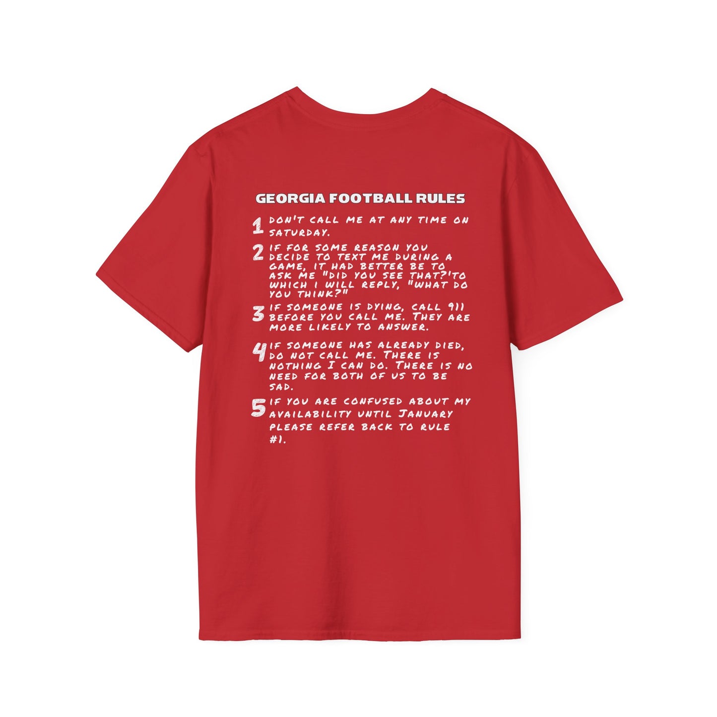 Georgia Football Rules T-Shirt