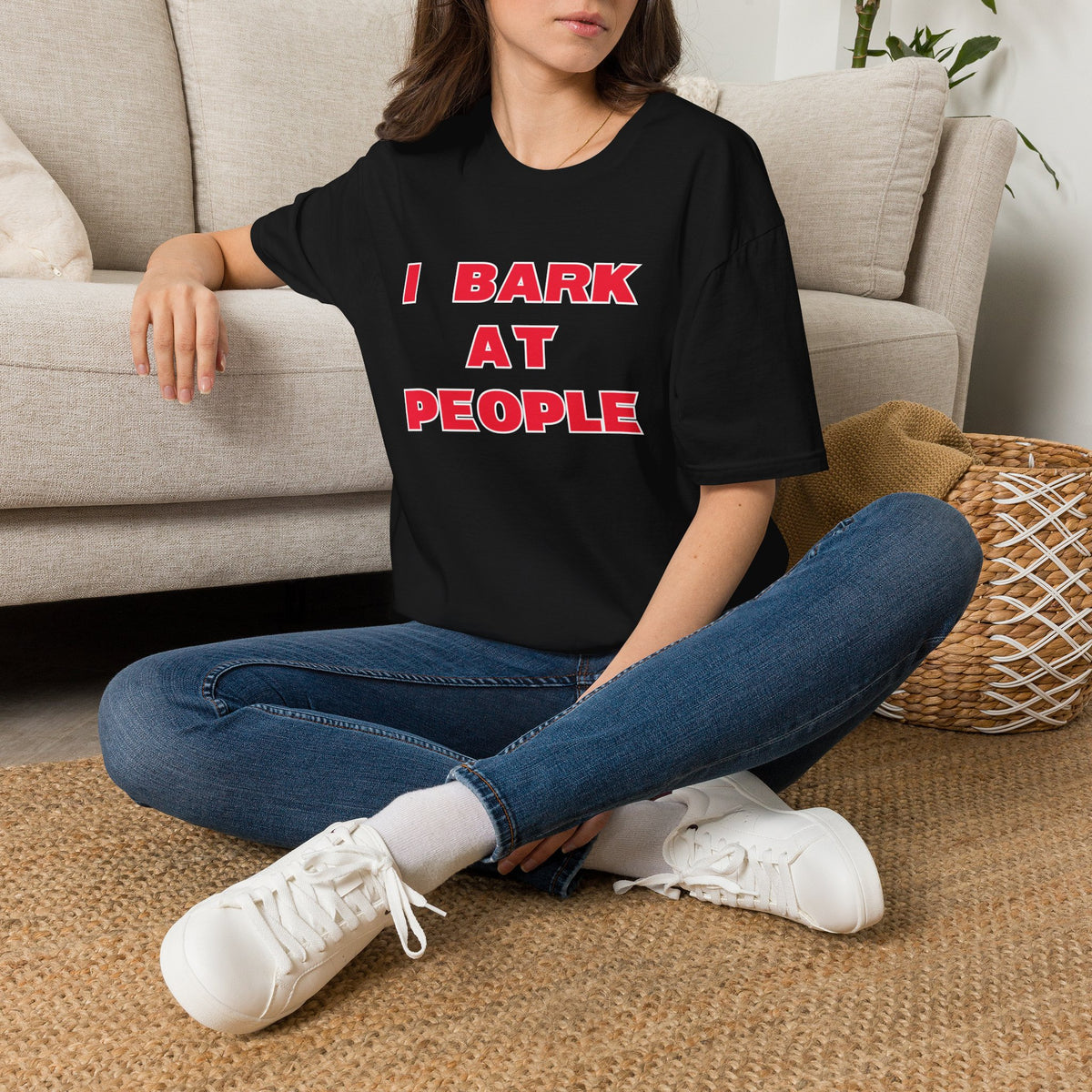 I Bark at People - Simple Design