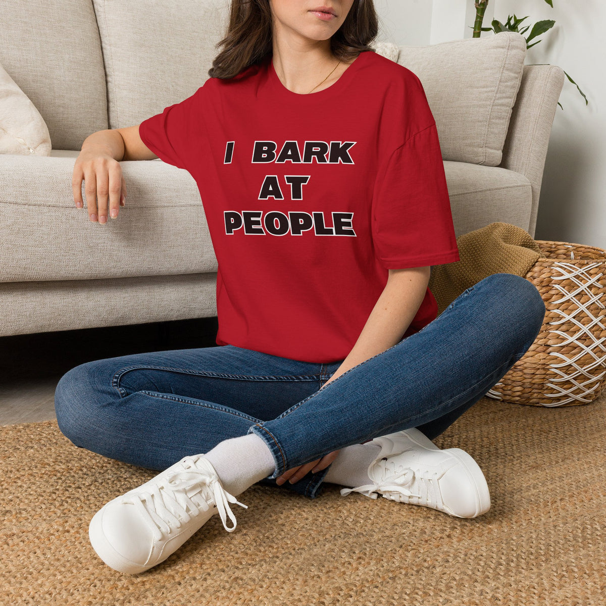 I Bark at People - Simple Design