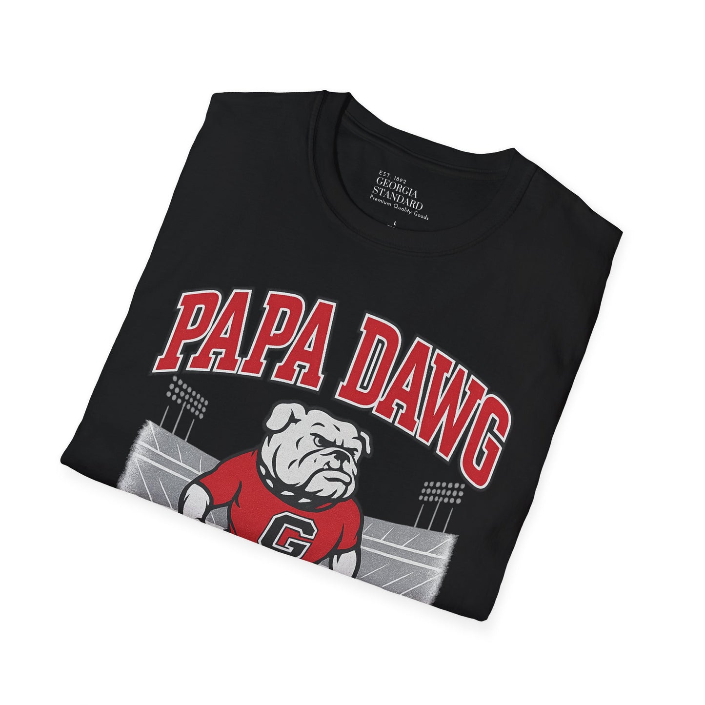 Georgia Bulldogs Papa Dawg Unisex Softstyle T-Shirt