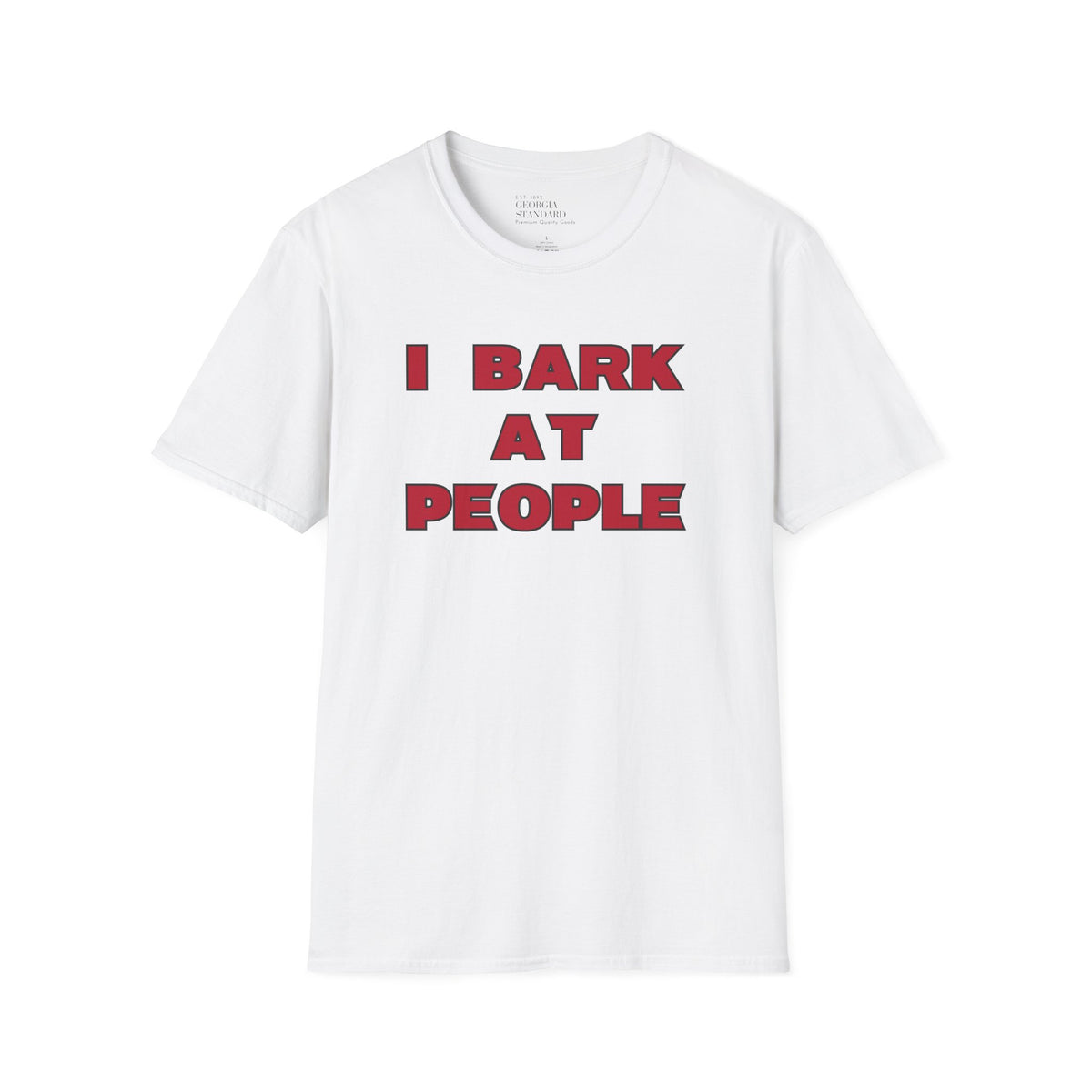 I Bark at People - Simple Design
