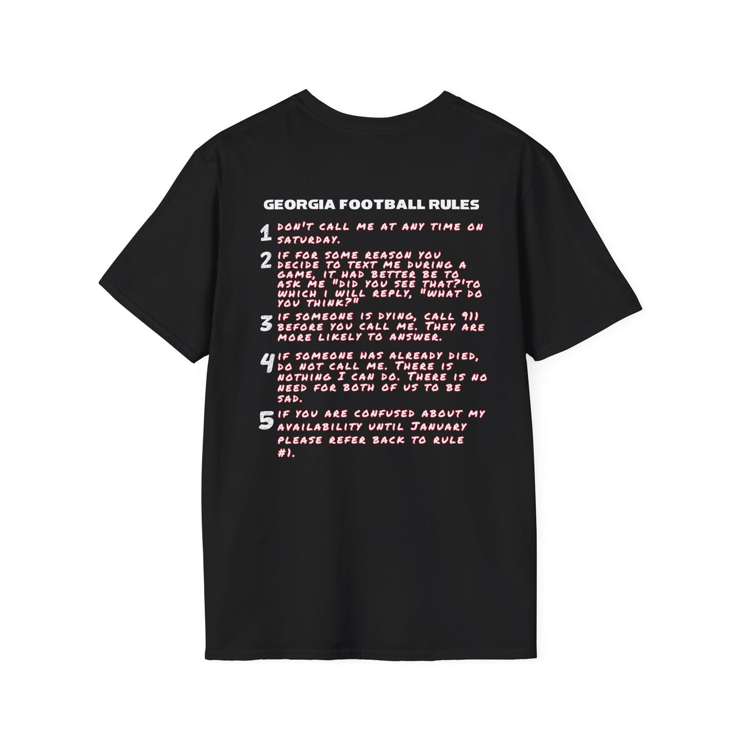 Georgia Football Rules T-Shirt