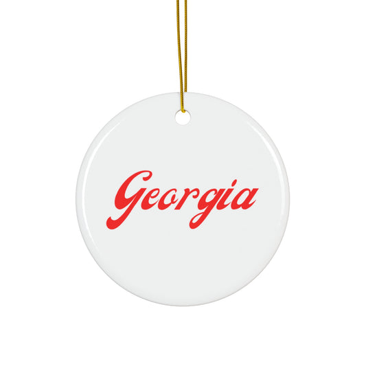 Georgia Ceramic Ornament