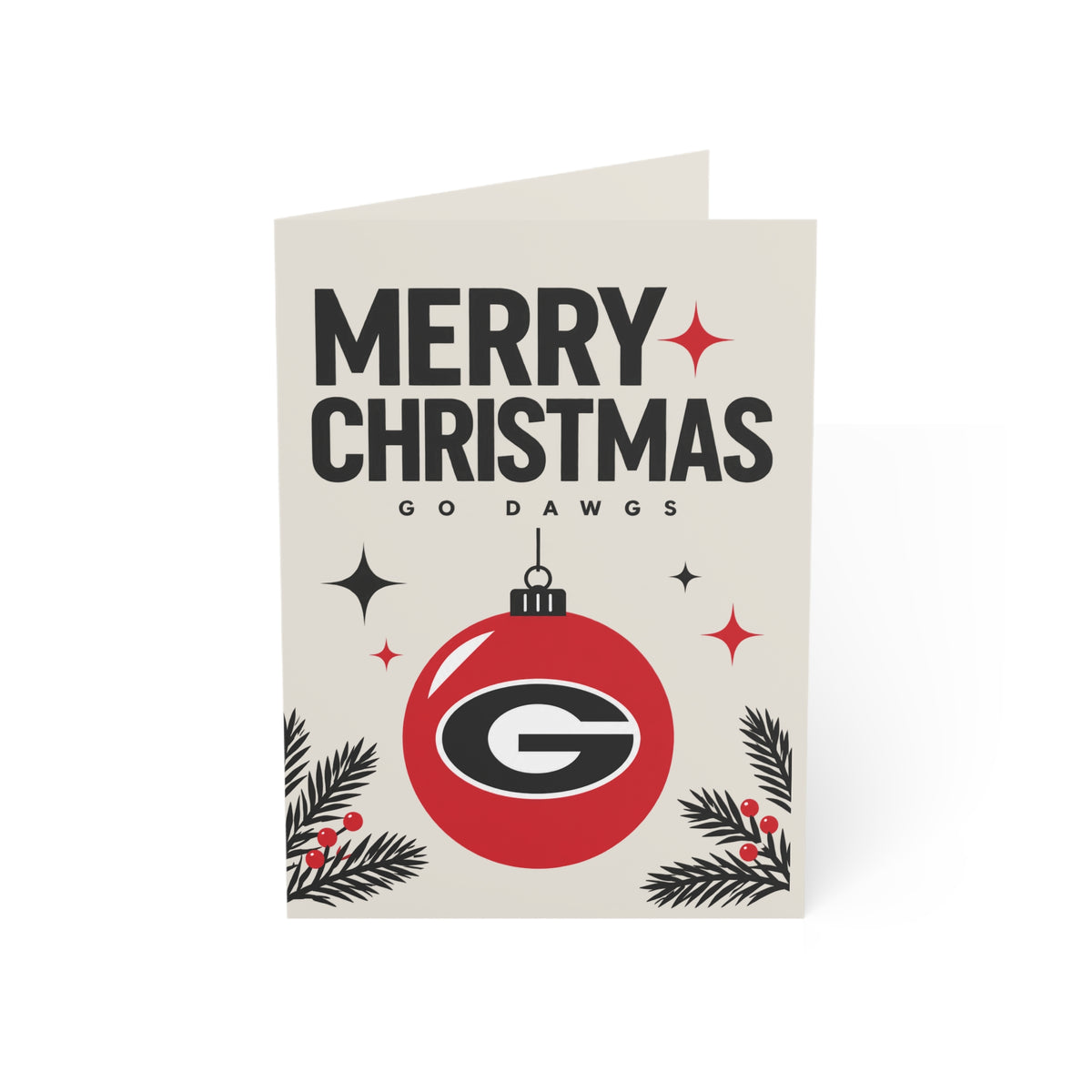 Georgia Bulldogs Christmas Card