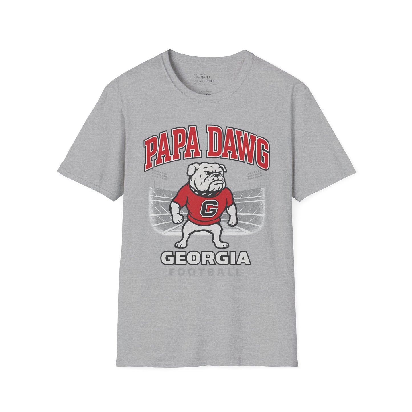 Georgia Bulldogs Papa Dawg Unisex Softstyle T-Shirt