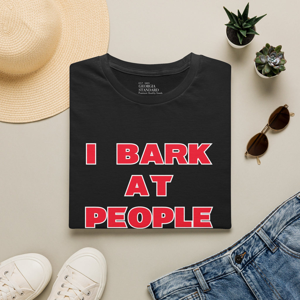 I Bark at People - Simple Design