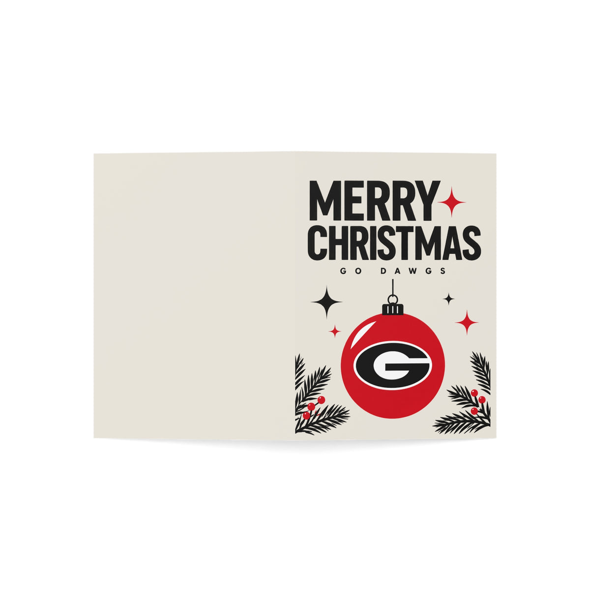 Georgia Bulldogs Christmas Card