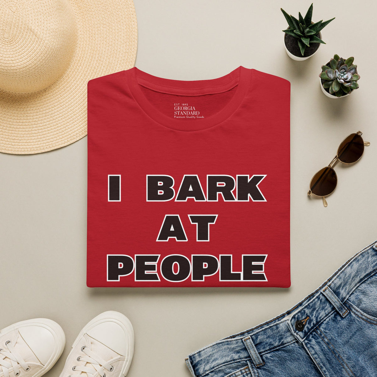 I Bark at People - Simple Design