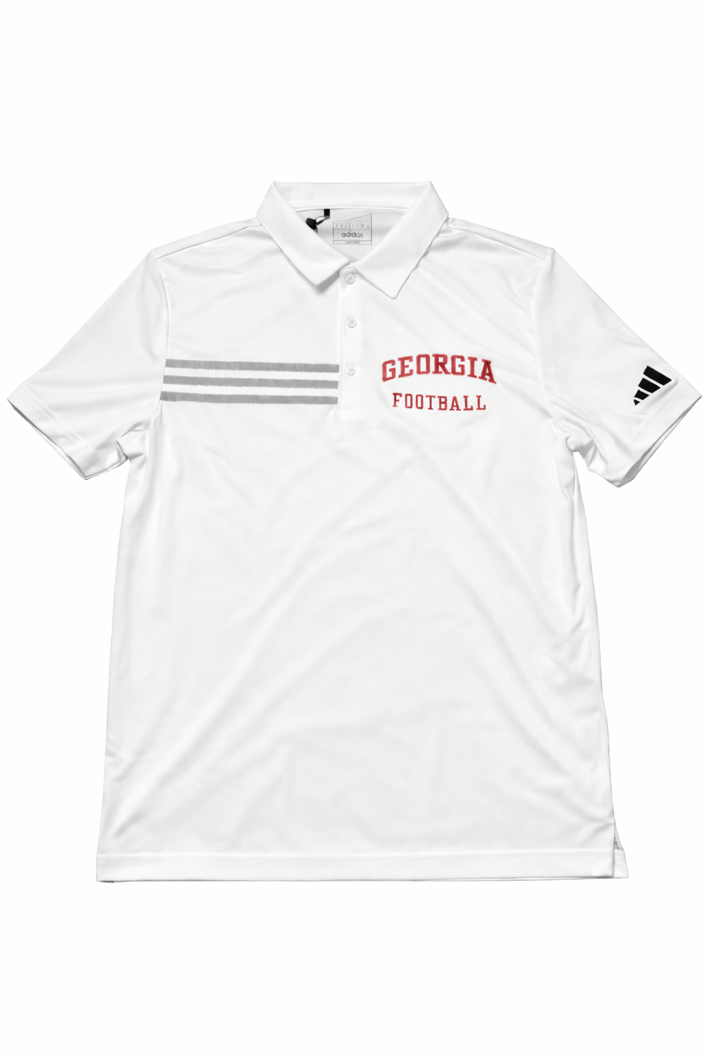 Georgia Football Performance Polo – White (Game Day Classic)